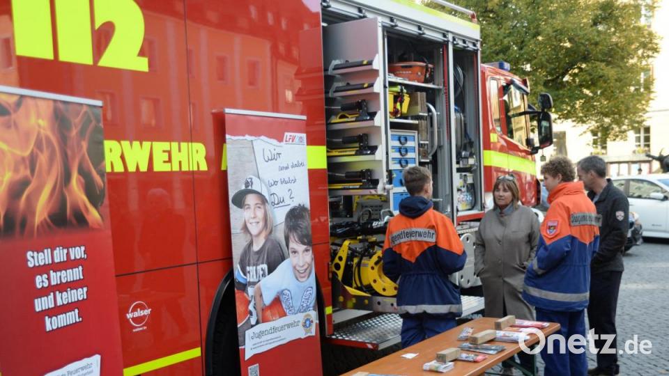 Die Feuerwehr informierte über ihre Arbeit. Bild: Andreas Brückmann