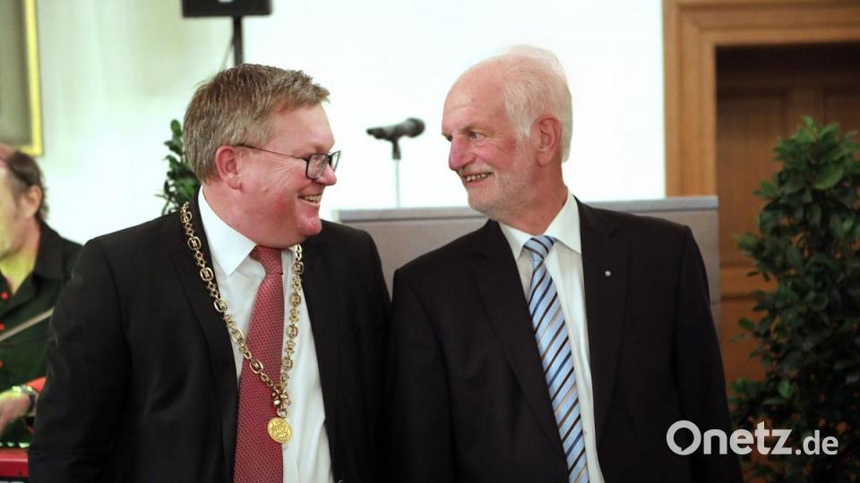 Verleihung Ehrenbürgerwürde an Alt-OB Wolfgang Dandorfer im Großen Rathaussaal Bild: Wolfgang Steinbacher