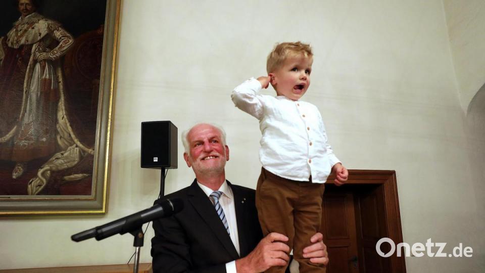 Verleihung Ehrenbürgerwürde an Alt-OB Wolfgang Dandorfer im Großen Rathaussaal Bild: Wolfgang Steinbacher