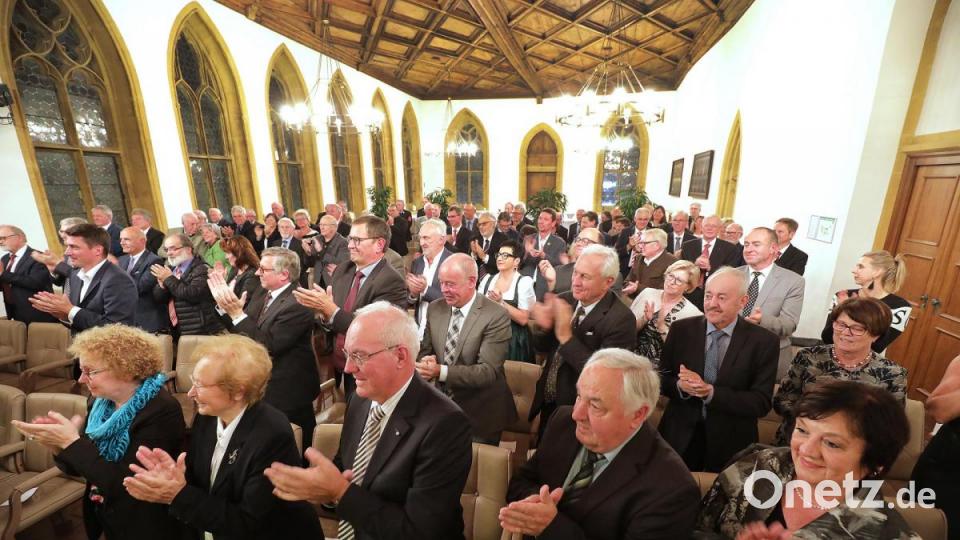 Verleihung Ehrenbürgerwürde an Alt-OB Wolfgang Dandorfer im Großen Rathaussaal Bild: Wolfgang Steinbacher