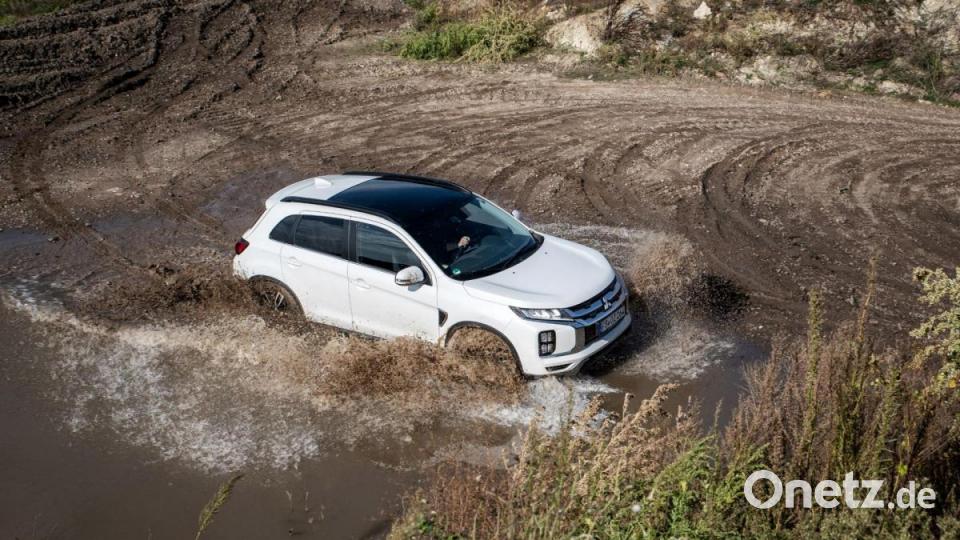 Auch die Wattiefe ist für den kompakten Japaner kein Problem. Bild: Mitsubishi