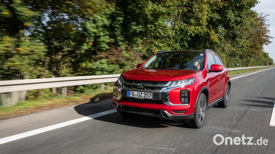 Mit einer Länge von 4365 mm und einer Breite von 1770 mm präsentiert sich der ASX gewohnt kompakt. Bild: Mitsubishi