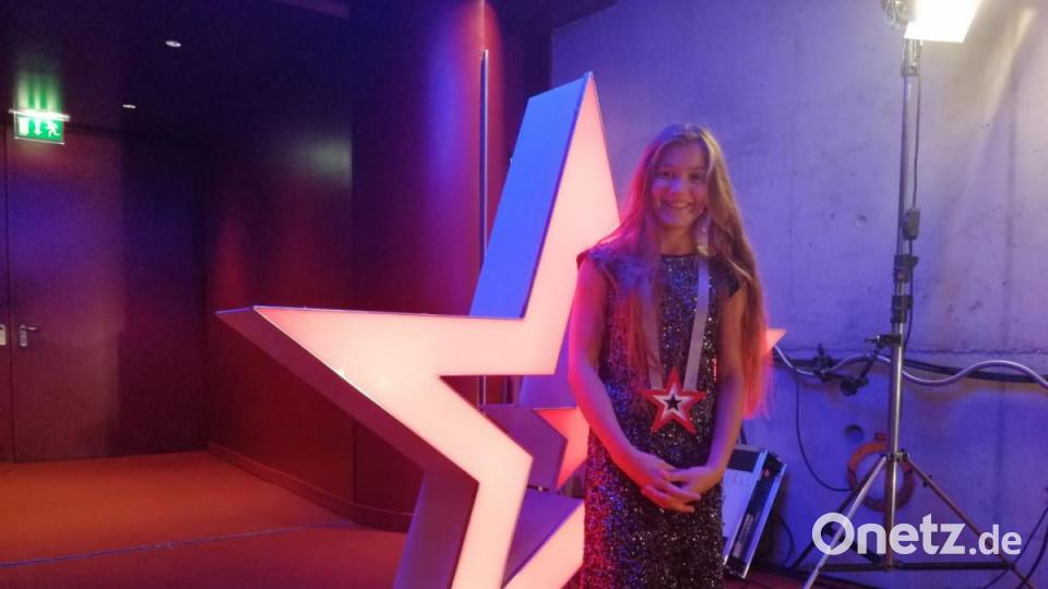 Dascha Klimas hinter den Kulissen bei &quot;Das Supertalent&quot;. Bild: Oleksandr Klimas