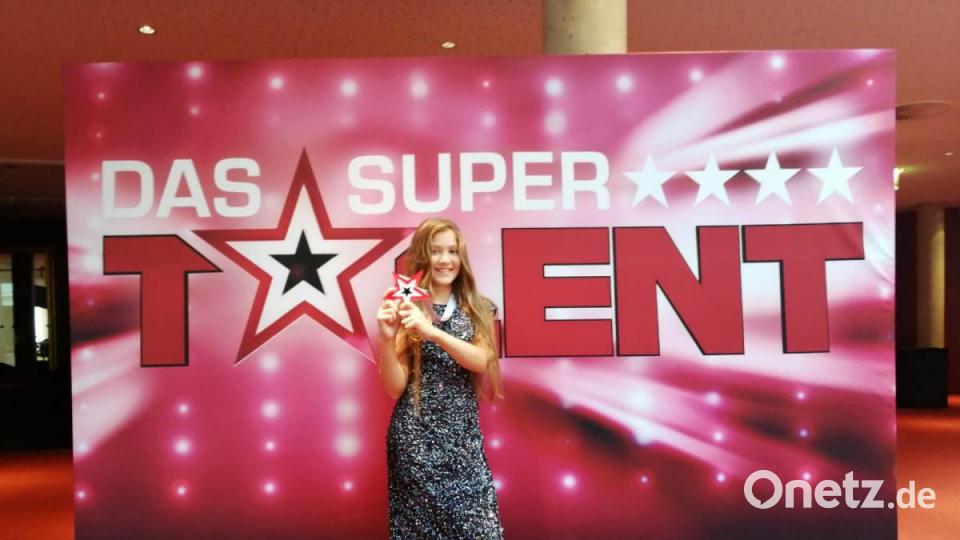 Dascha Klimas hinter den Kulissen bei &quot;Das Supertalent&quot;. Bild: Oleksandr Klimas