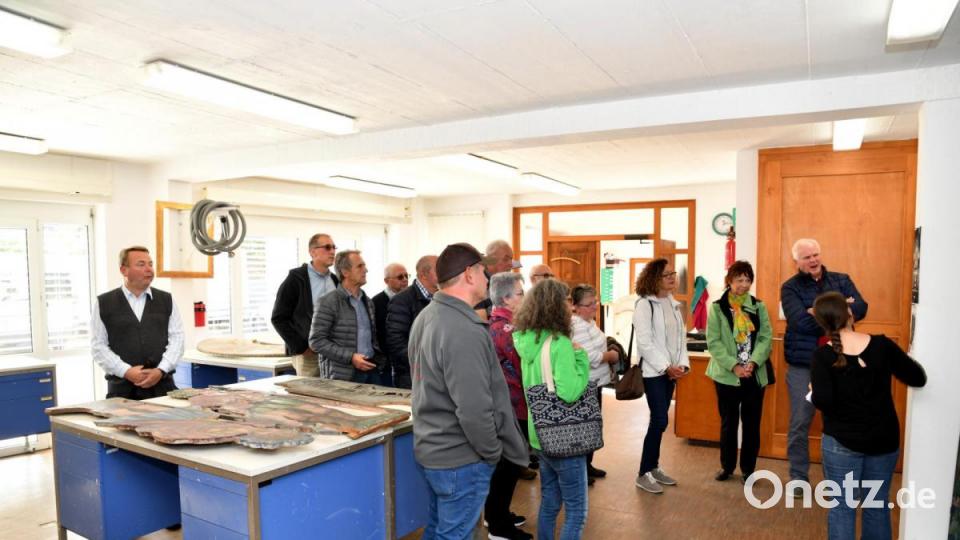 Die Restaurierung des Heiligen Grabes schreitet voran. Bei einem Besuch in Parsberg machte sich die Steinwaldia ein Bild davon. Bild: wro