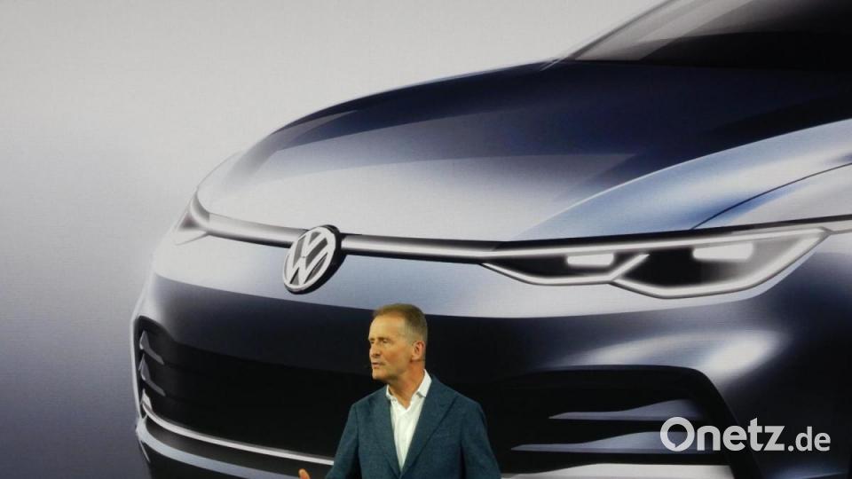 Weltpremiere des VW Golf 8 in der Autostadt in Wolfsburg. Markenvorstand Herbert Diess. Bild: Michael Ascherl