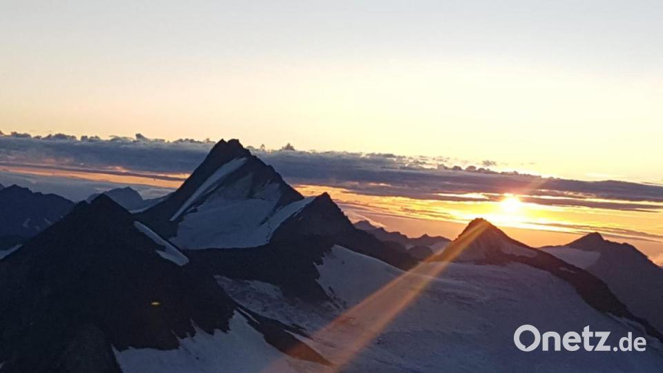 Sonnenaufgang Similaun mit traumhafter Kulisse. Bild: exb
