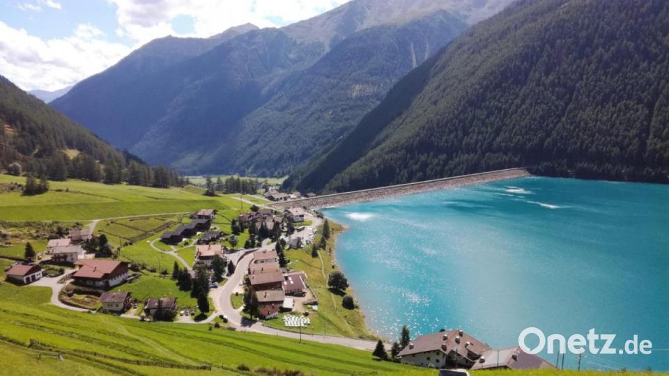 Am Vernagtstausee in Südtirol endete die Alpenüberquerung. Bild: exb
