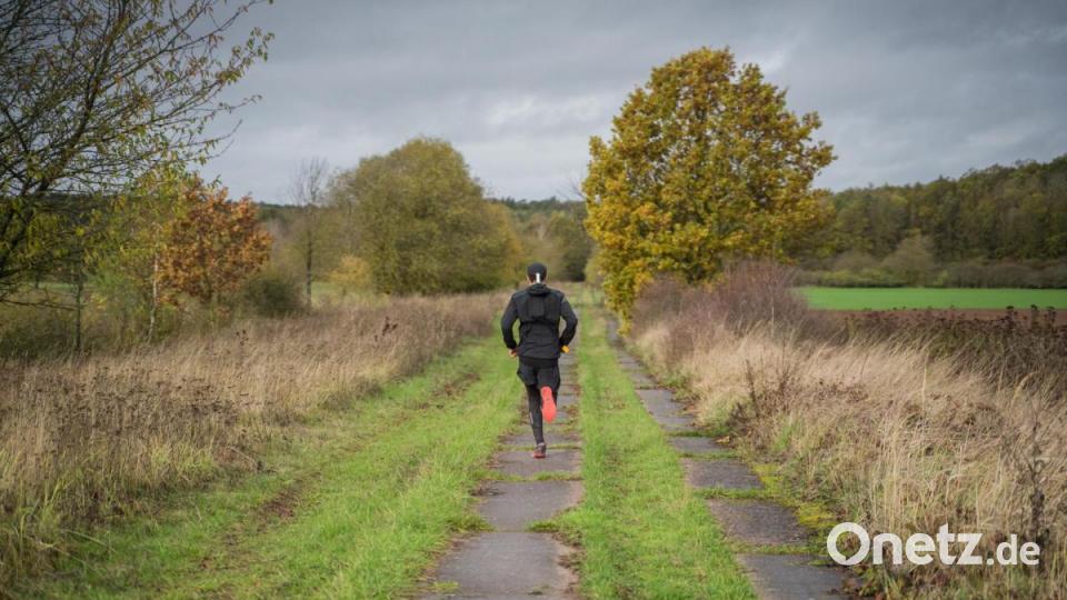 Der Plattenweg gibt meistens die Richtung vor. Bild: Nicolas Holtzmeyer/@nico_blkorwht