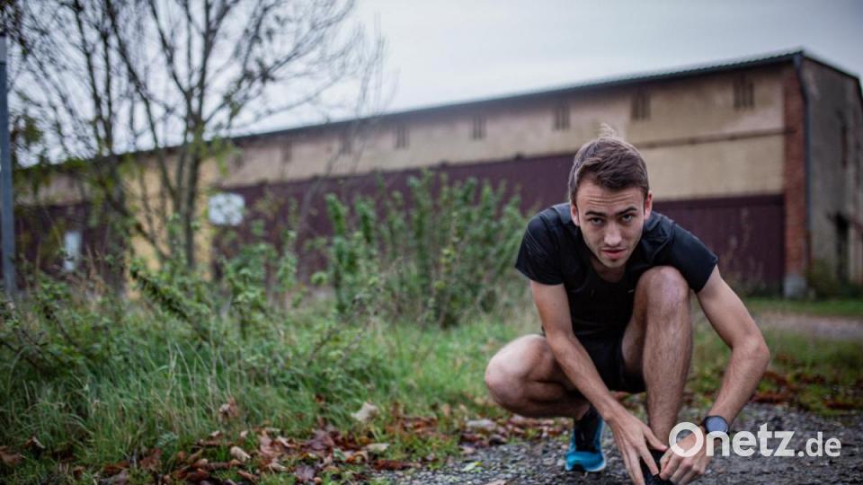 Wallrun: Entlang der ehemaligen deutsch-deutsch Grenze. Maximilian Zeus unterwegs Bild: Philipp Reiter/@philippreiter007