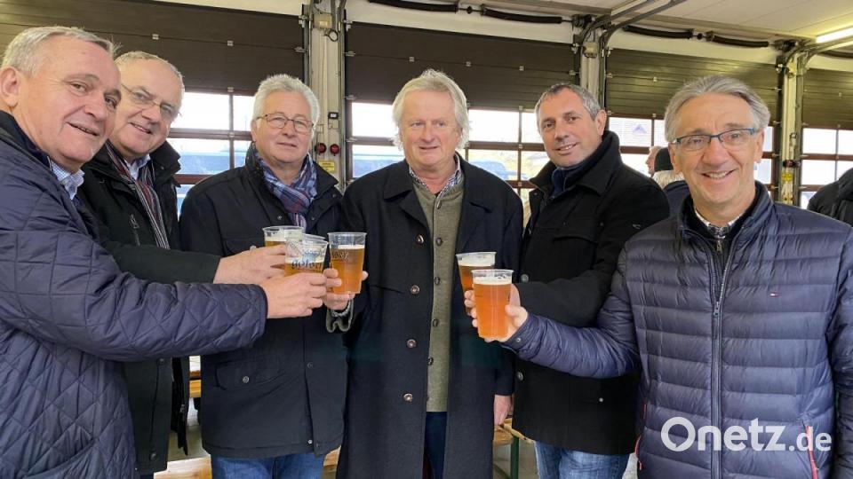 Martinifahrt zum 50-jährigen Bestehen der Partnerschaft Weiden und Weiden am See. Bild: Karin Wilck