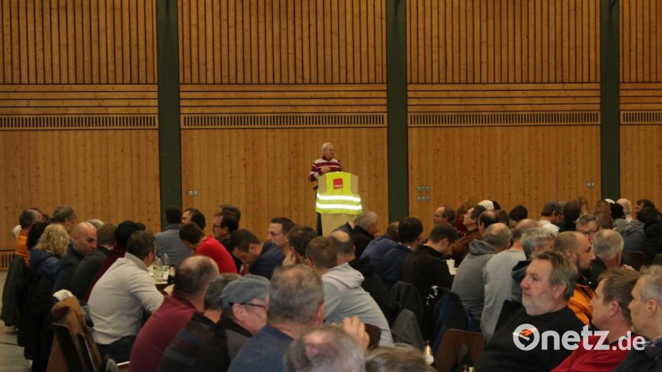 500 Beschäftigte des Truppenübungsplatzes folgten dem Streik-Aufruf von Verdi. Bild: sne