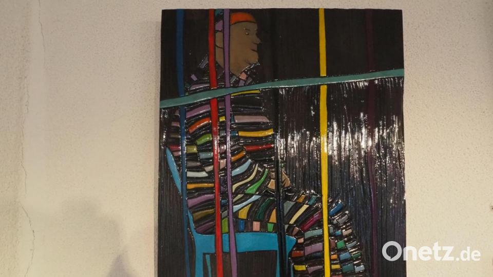 "Das Privileg der wohlerzogenen karmischen kollektiven Verdummung" lautet der Titel dieses Werks von Michael Dietlinger. Bild: bl