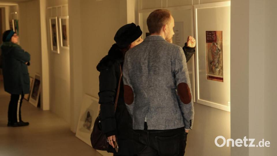 Ausstellung &quot;Gratwanderung&quot; von Künstlern, die schon selbst Erfahrungen mit seelischen Krisen gemacht haben. Bild: Roland Wellenhoefer