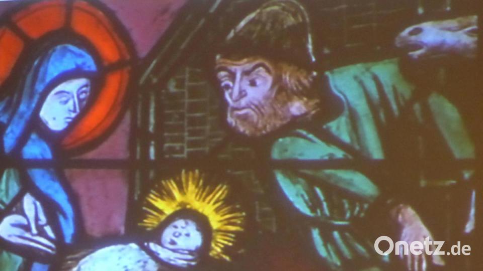 Geburt Christi mit ausgeprägtem Mienenspiel in den Gesichtern. Bild: Schönberger, Ferdinand [fsb]