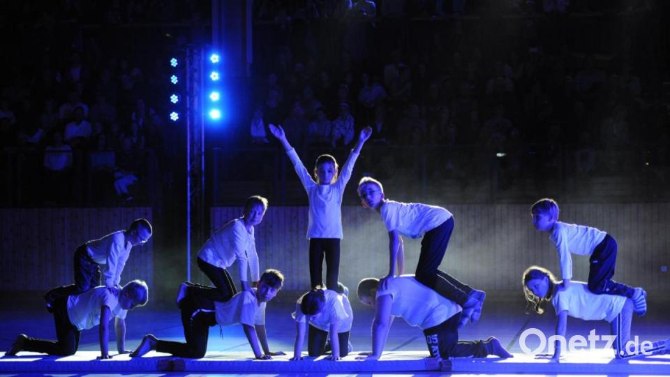 Im Zirkus lautete das Motto der Albert-Schweitzer-Schule und der Rupert-Egenberger-Schule bei ihrem zweiten Auftritt. Bild: Andreas Brückmann