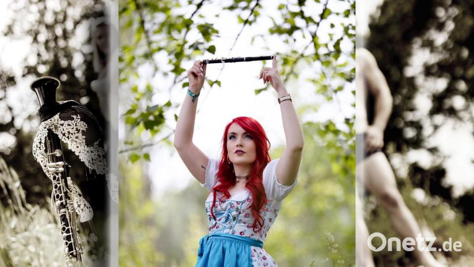 Claudia Lochner ist der oberösterreicher Bezirk Steyr-Land im Blasmusikkalender 2020 vertreten: Bild: Tobias Epp/Blasmusikkalender