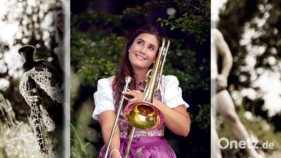 Mit Christina Walter ist der Landkreis Oberallgäu im Blasmusikkalender 2020 vertreten. Bild: Tobias Epp/Blasmusikkalender