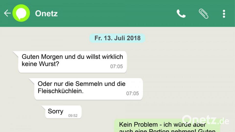 Immer wieder erreichen unsere Onetz-Redaktion Nachrichten per Whatsapp, die eigentlich für jemand anderen bestimmt sind. Bild: NT/AZ