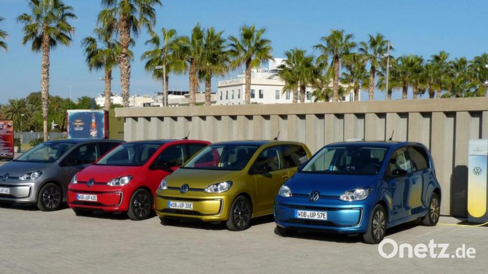 Der neue VW e-Up bei der Präsentation in Valencia. Bild: bz
