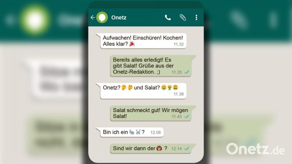 Immer wieder erreichen die Online-Redaktion Nachrichten per Whatsapp, die eigentlich für jemand anderen gedacht waren. Bild: nt/az