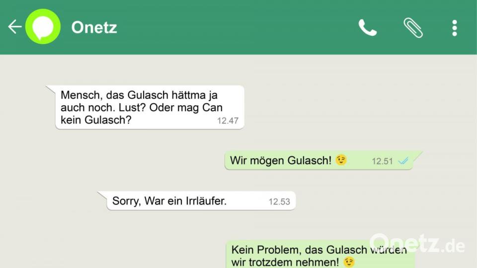 Immer wieder erreichen die Online-Redaktion Nachrichten per Whatsapp, die eigentlich für jemand anderen gedacht waren. Bild: nt/az