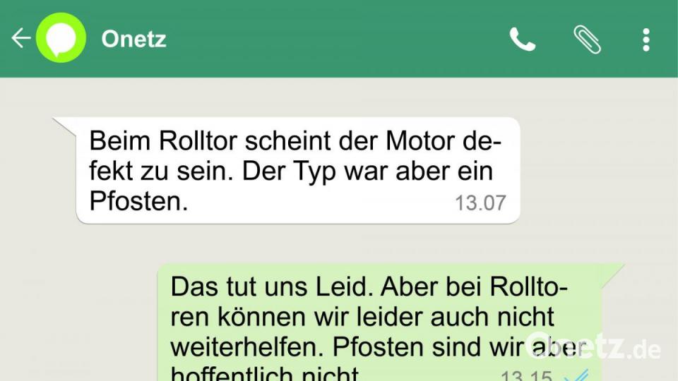 Immer wieder erreichen die Online-Redaktion Nachrichten per Whatsapp, die eigentlich für jemand anderen gedacht waren. Bild: nt/az