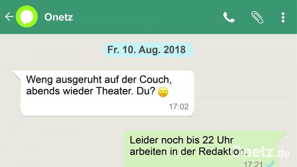 Immer wieder erreichen unsere Onetz-Redaktion Nachrichten per Whatsapp, die eigentlich für jemand anderen bestimmt sind. Bild: NT/AZ