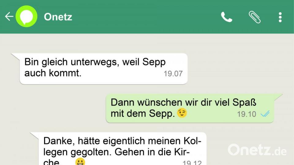 Immer wieder erreichen die Online-Redaktion Nachrichten per Whatsapp, die eigentlich für jemand anderen gedacht waren. Bild: nt/az