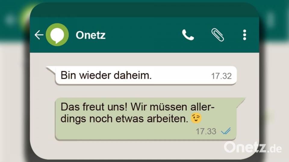 Immer wieder erreichen die Online-Redaktion Nachrichten per Whatsapp, die eigentlich für jemand anderen gedacht waren. Bild: nt/az
