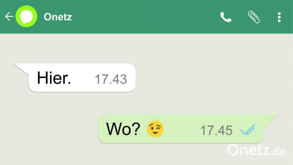 Immer wieder erreichen die Online-Redaktion Nachrichten per Whatsapp, die eigentlich für jemand anderen gedacht waren. Bild: nt/az