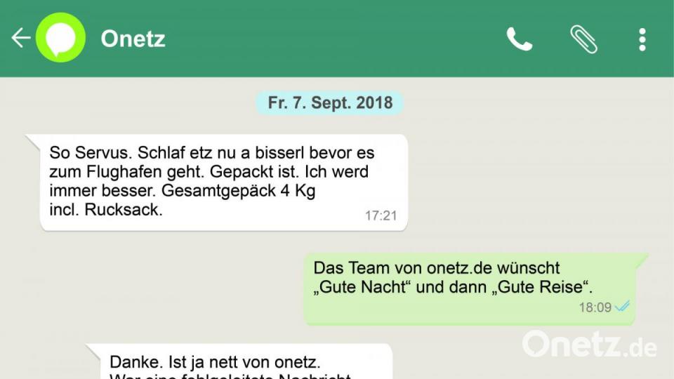 Immer wieder erreichen unsere Onetz-Redaktion Nachrichten per Whatsapp, die eigentlich für jemand anderen bestimmt sind. Bild: NT/AZ