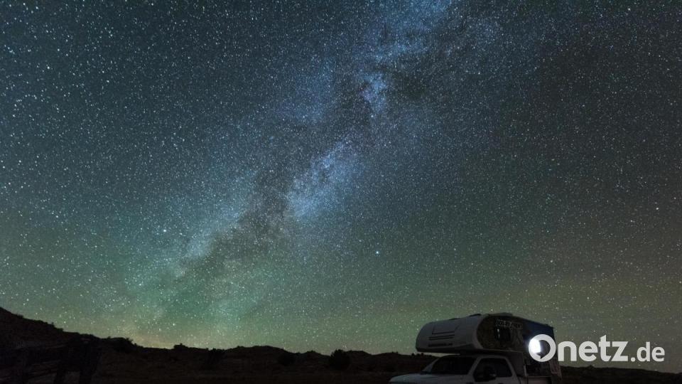Biggi und Flo reisten in vier Wochen mit dem Camper von Denver nach Los Angeles und erlebten atemberaubende Nächte unter dem Sternenhimmel. Bild: exb/Florian Westermann
