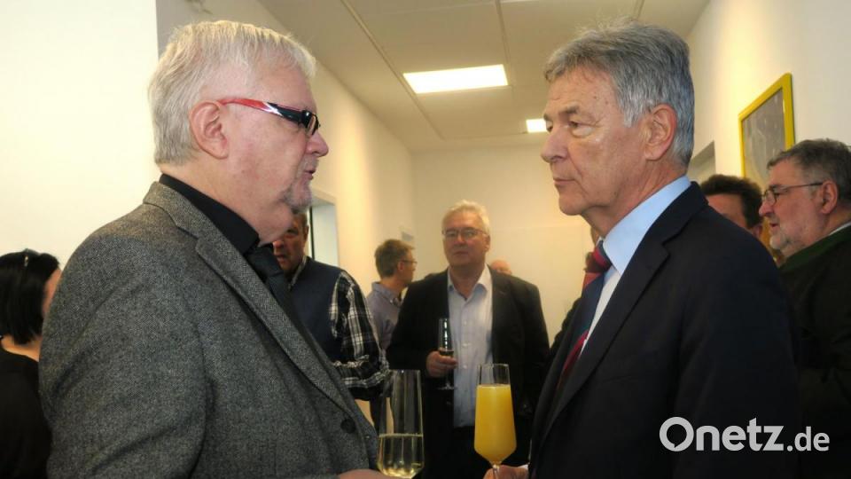 Beim Stehempfang blieb Zeit für Gespräche Bild: rhi