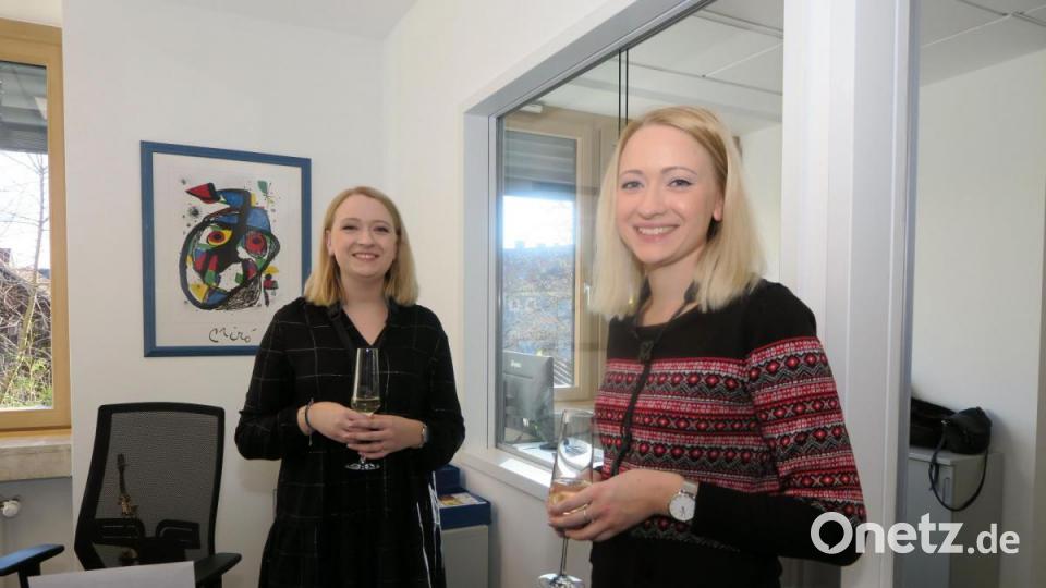 Das Jazz-Duo Marie und Sophie Amann(von rechts). Bild: rhi