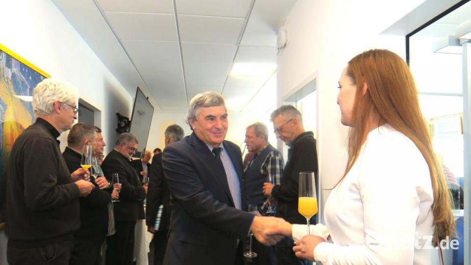 MdB Karl Holmeier und Architektin Evelyn Kleierl Bild: rhi