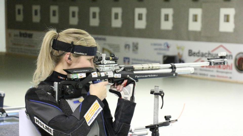 Julia Bauer vom SV Germania Prittelbach entschied mit 395 Ringen das Duell für sich. Bild: rpp