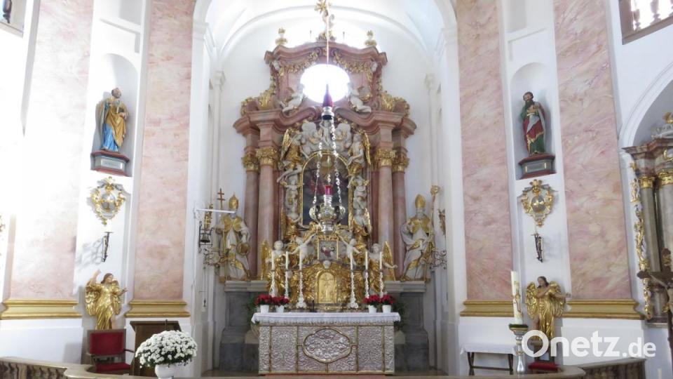 Der Hauptaltar der Wallfahrtskirche. Bild: Ulla Britta Baumer