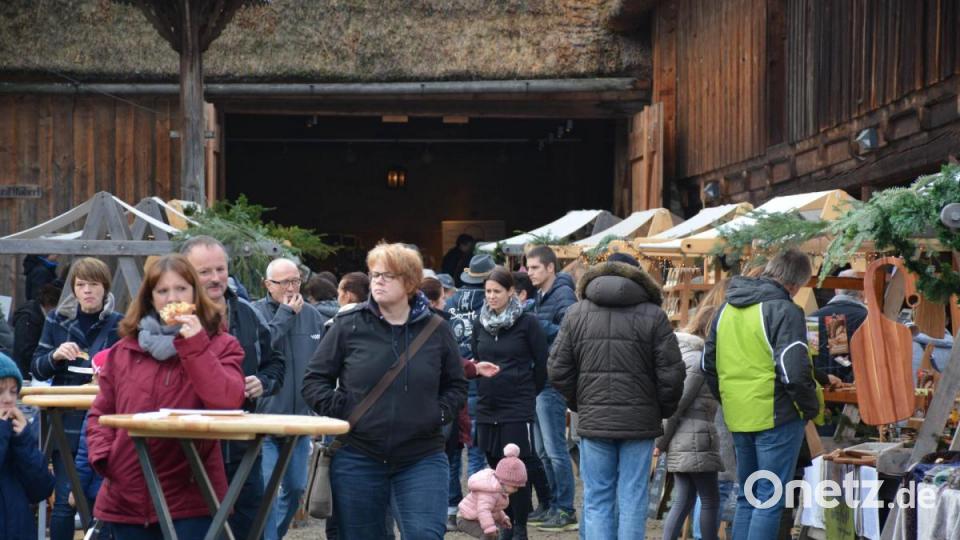 Der Wintermarkt im Bauernmuseum Perschen war gut besucht. Bild: Freya Stoeckl