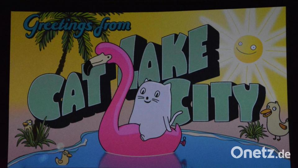 „Cat Lake City“ erzählt von den unterhaltsamen Erlebnissen einer Katze. Bild: kge
