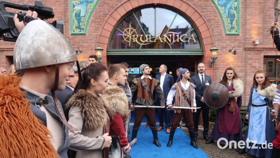 Eingang zur Wasserwelt "Rulantica". Bild: Kunz