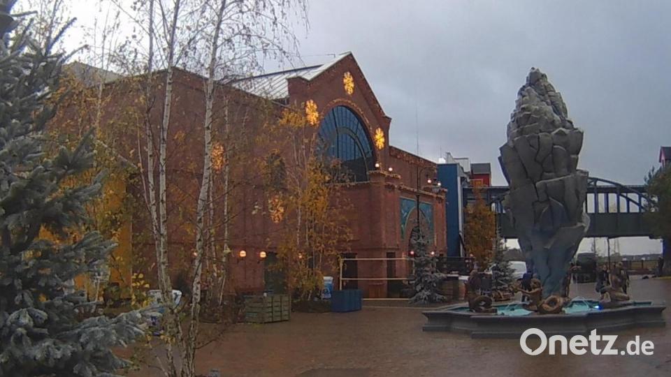 Der Eingangsbereich zur Wasserwelt "Rulantica". Bild: Kunz