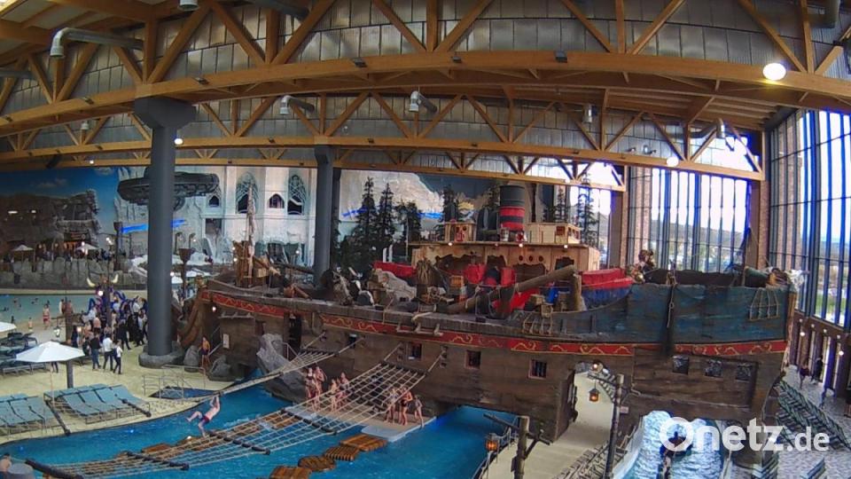 Ein Blick in die neue Wasserwelt "Rulantica". Bild: Kunz