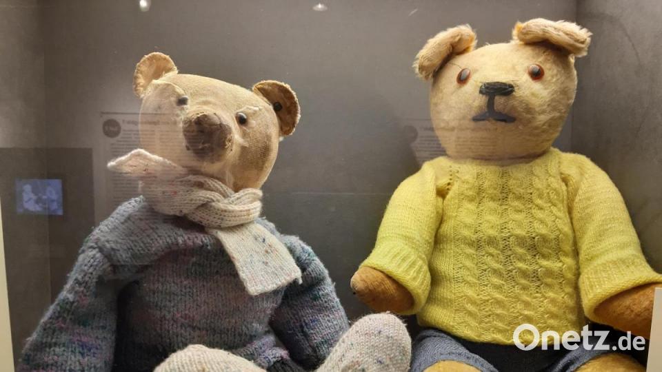 Mit großen Augen blicken die Teddybären den Besuchern entgegen. Bild: gis