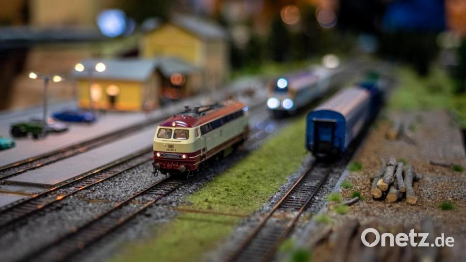 Jahrmarkt, Zoo, Ufo-Landeplätz, Kaserne, Schafherde, Feuerwehreinsätze, Friedhof und nicht zu vergessen ein Nachbau des Nabburger Bahnhofs. Auf der 24 Meter langen Modulanlage der Eisenbahnfreunde und des Modelleisenbahnclubs gab es sehr viel zu entdecken. Bild: pml