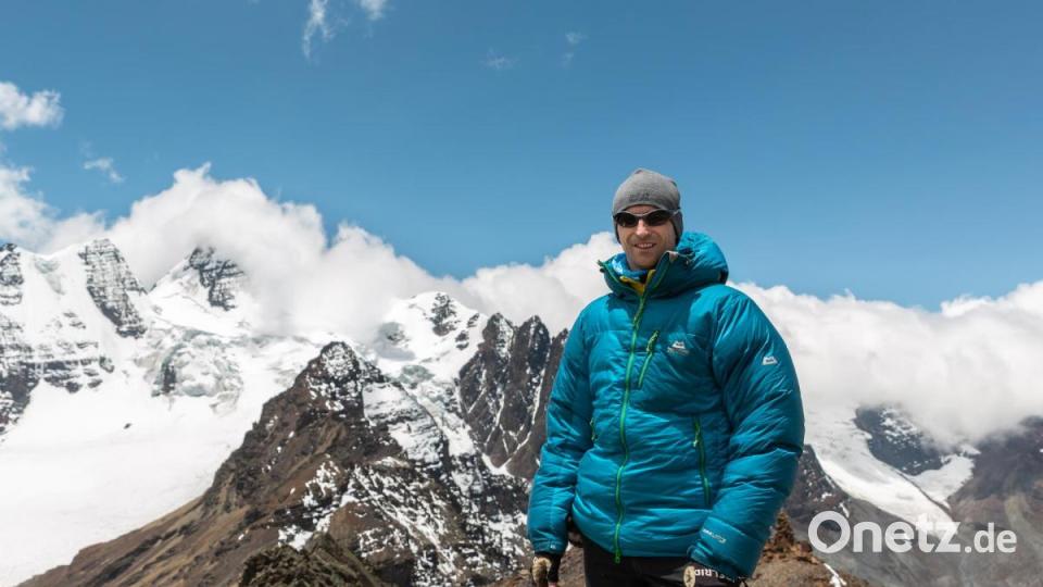 Philipp Jander auf dem Wandergipfel Pico Asutria. Bild: Philipp Jander