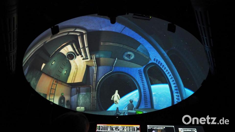 Exklusiver Blick: So sieht das neue Planetarium in Ursensollen aus. Bild: upl
