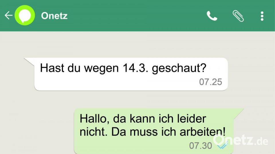 Immer wieder erreichen die Online-Redaktion Nachrichten per Whatsapp, die eigentlich für jemand anderen gedacht waren. Bild: nt/az