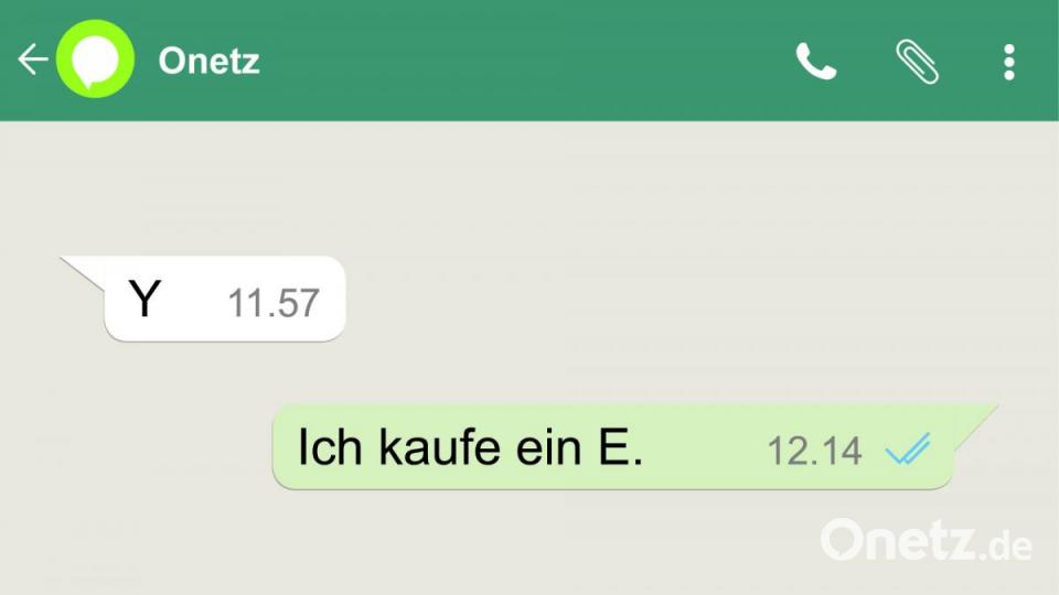 Immer wieder erreichen die Online-Redaktion Nachrichten per Whatsapp, die eigentlich für jemand anderen gedacht waren. Bild: nt/az