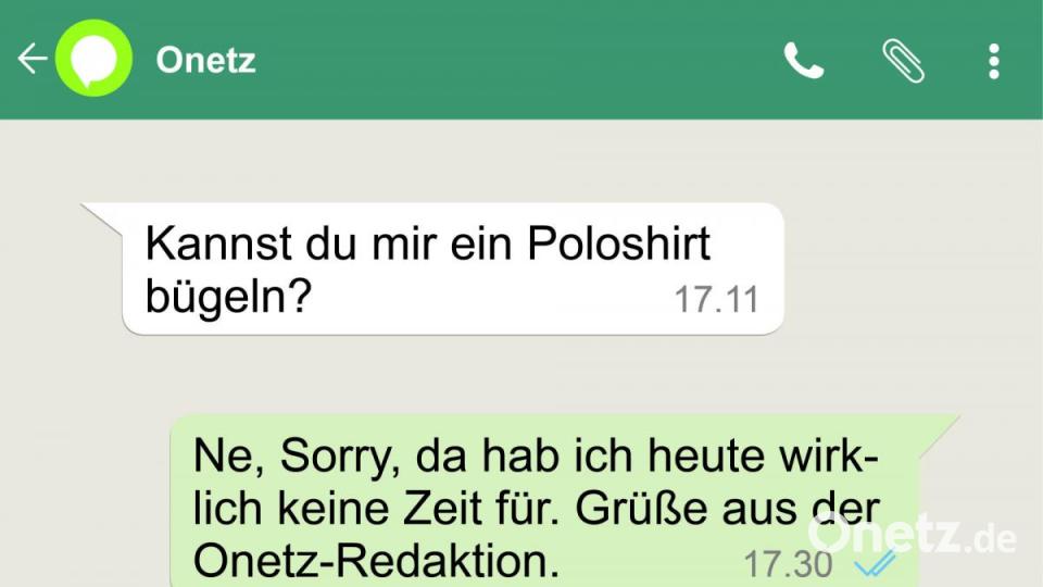 Immer wieder erreichen die Online-Redaktion Nachrichten per Whatsapp, die eigentlich für jemand anderen gedacht waren. Bild: nt/az
